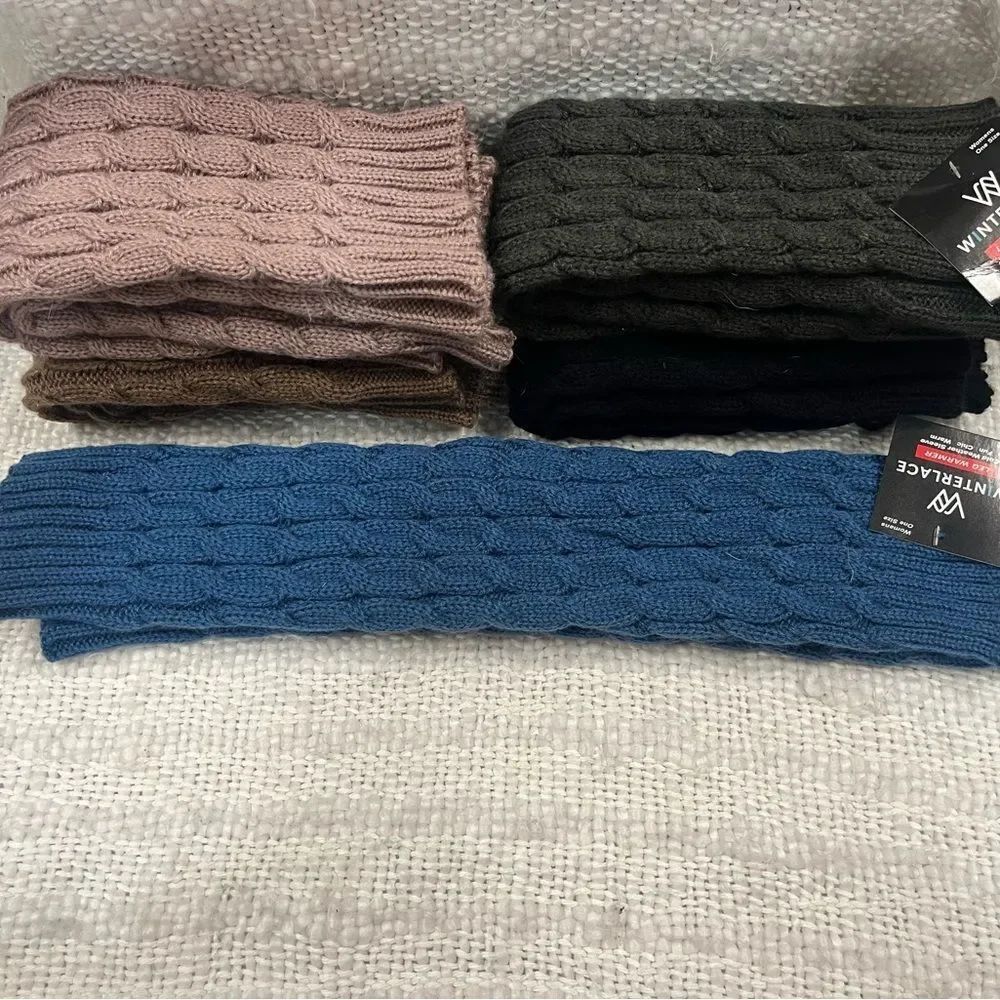NWT LOT OF 5✨Winterlace Cable Knit leg warmers - Picture 6 of 8